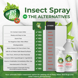 Say Bye Bugs Insect Extermination Spray. New & Improved Formula.