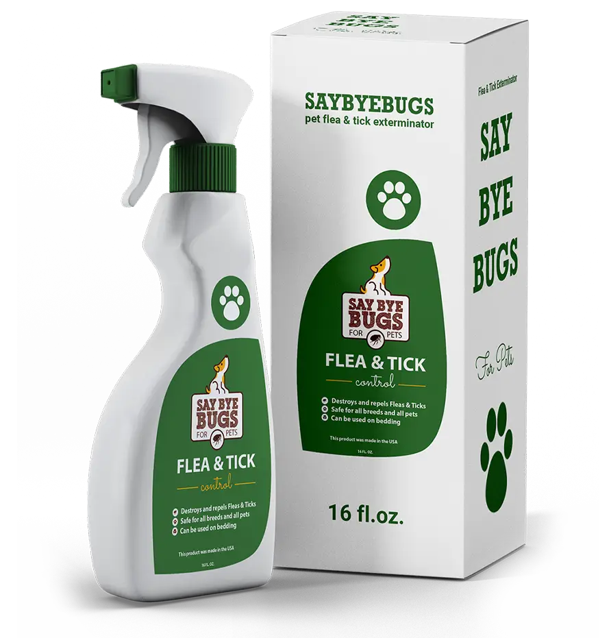1x Say Bye Bugs Flea Extermination Spray - 16oz