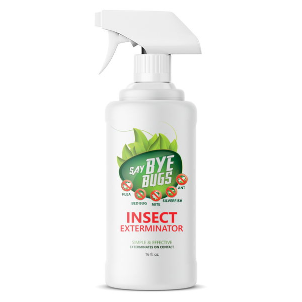 Say Bye Bugs Flea Extermination Spray New & Improved Formula