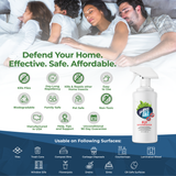Say Bye Bugs Fly Extermination Spray. Gallon Refill.