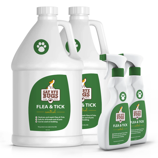 2-Gallon Refill + 2 Bottles Say Bye Bugs Flea Extermination - 288oz