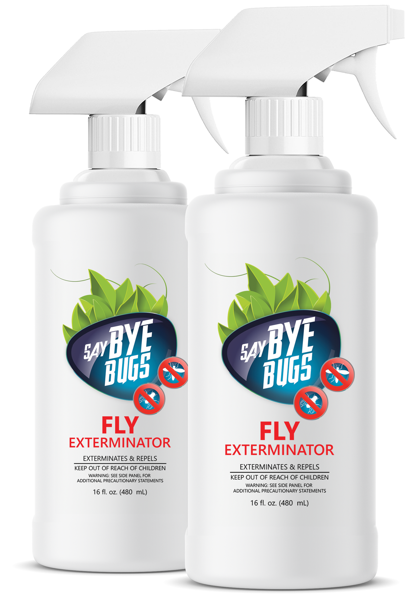 Bundle: 2x 16oz Fly Exterminator, Say Bye Bugs