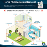 Say Bye Bugs Fly Extermination Spray. Gallon Refill.