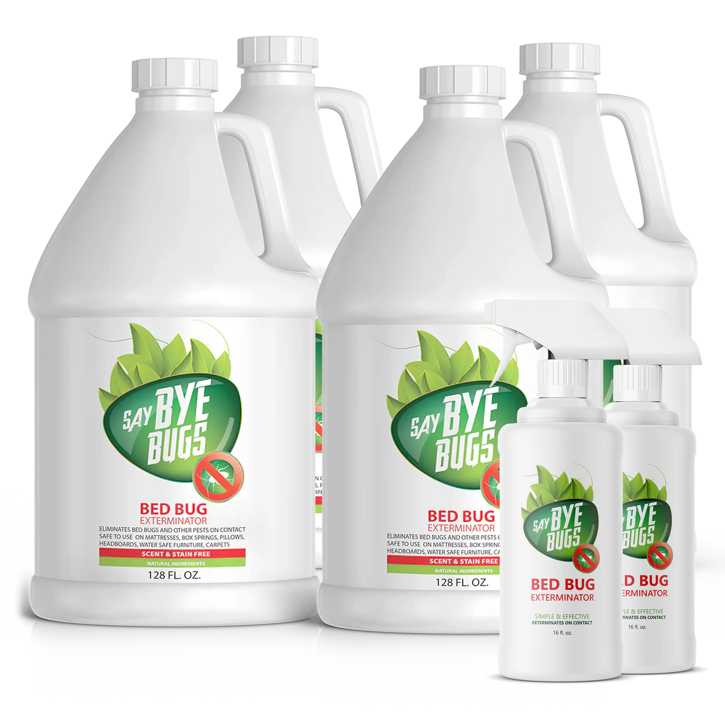 4-Gallon Refill + 2 Bottles Kit - 544oz ($0.46/oz)