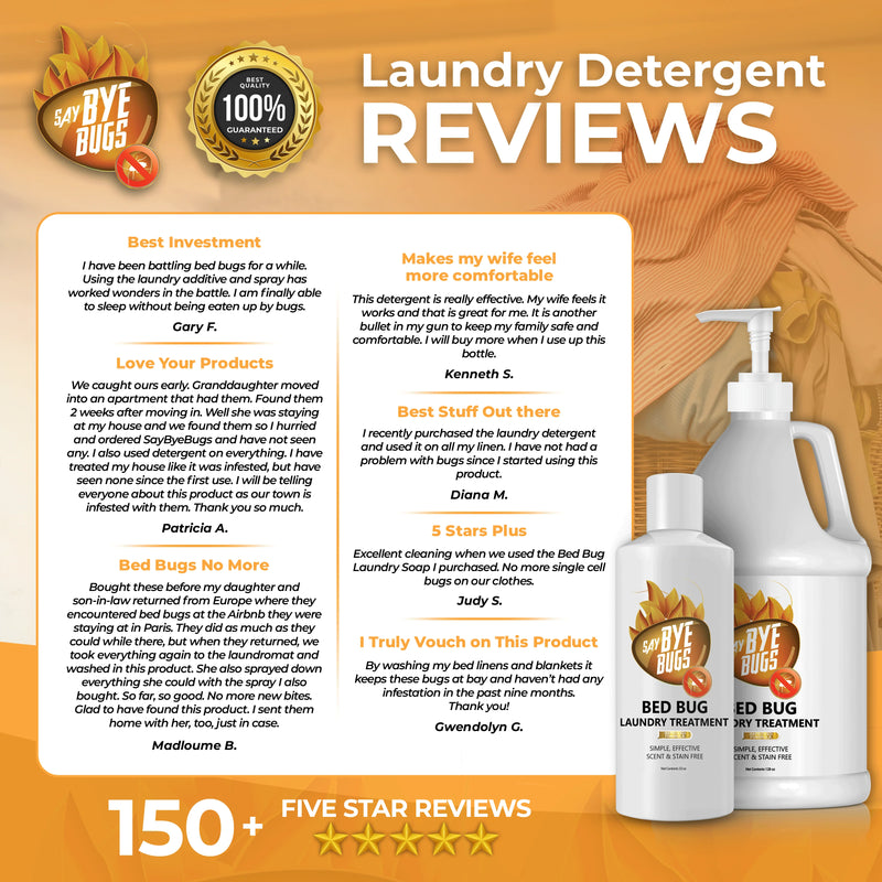 Say Bye Bugs Insect Extermination Laundry Detergent