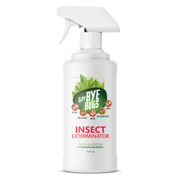 Say Bye Bugs Silverfish Extermination Spray. New & Improved Formula.