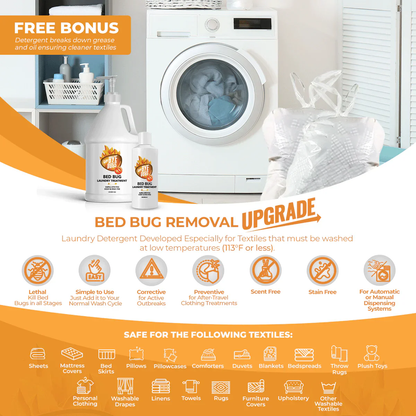SayByeBugs Bed Bug Extermination Laundry Detergent