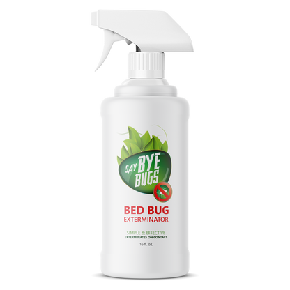 SayByeBugs Bed Bug Extermination Spray New & Improved Formula