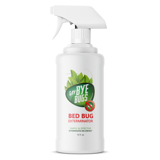 SayByeBugs Bed Bug Extermination Spray New & Improved Formula