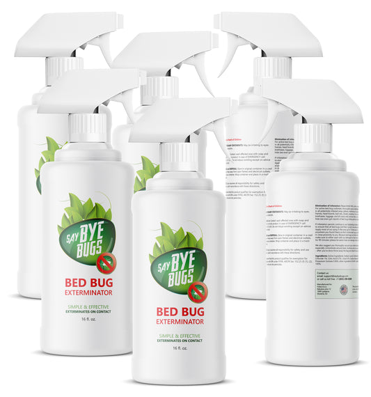 SayByeBugs Ultimate Bed Bug Extermination Kit 6x 16oz - New Formula - $19.99/bottle