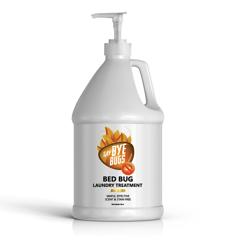 SayByeBugs Bed Bug Extermination Laundry Detergent. Improved Formula. 1 Gallon.