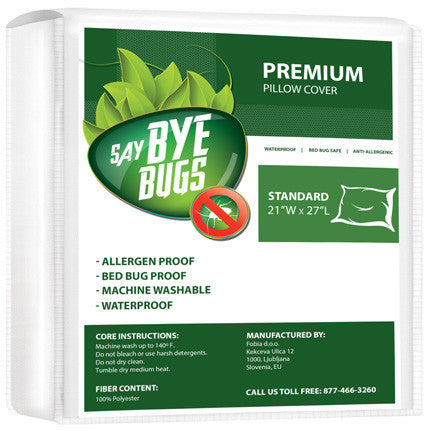 SayByeBugs PREMIUM Pillow Cover (Pack of 2)